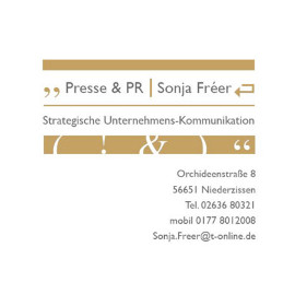 Presse & PR Sonja Fréer