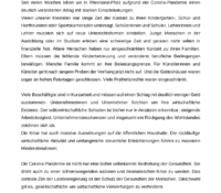 Gestalten in der Corona-Krise Zukunftsperspektive Rheinland-Pfalz. Veränderten Alltag verlässlich gestalten.